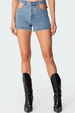 Polly Pocketless Denim Shorts