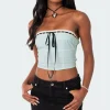 Poplin Bustier Top