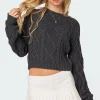 Poppy Cable Knit Sweater