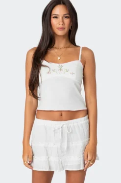 Prairie Embroidered Tank Top