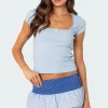 Priscilla Lace Trim T Shirt