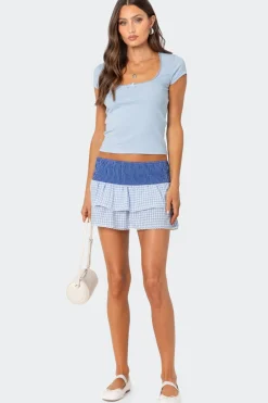 Priscilla Lace Trim T Shirt