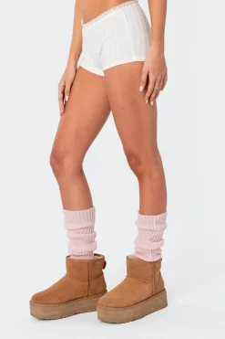 Prissy Pointelle Micro Shorts