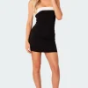 Priyah Contrast Fold Over Dress