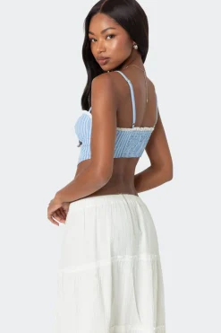 Puckered Triangle Corset