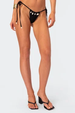 Puka Charm String Bikini Bottom