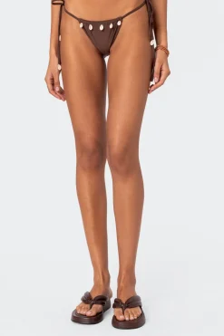 Puka Charm String Bikini Bottom