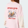 Racing Oversized Layered T Shirt