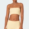 Raegan Cable Knit Bandeau Top