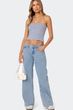 Raelynn Washed Low Rise Jeans