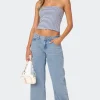 Raelynn Washed Low Rise Jeans