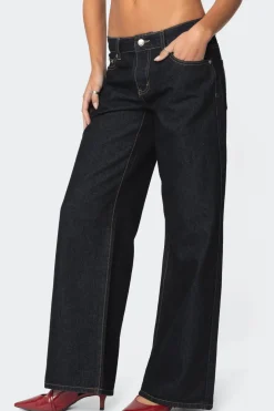 Raelynn Washed Low Rise Jeans