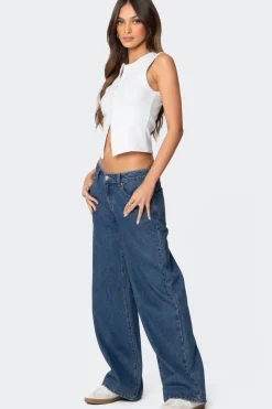 Raelynn Washed Low Rise Jeans