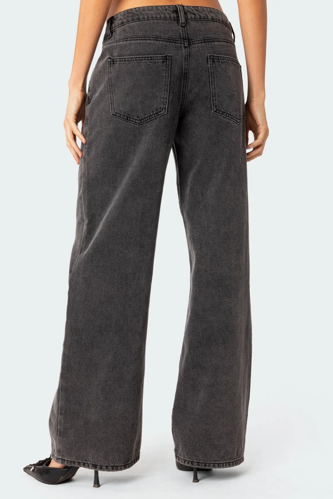 Raelynn Washed Low Rise Jeans