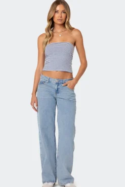 Raelynn Washed Low Rise Jeans