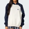 Raglan Bow Oversized Hoodie