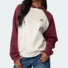 Raglan Bow Oversized Hoodie