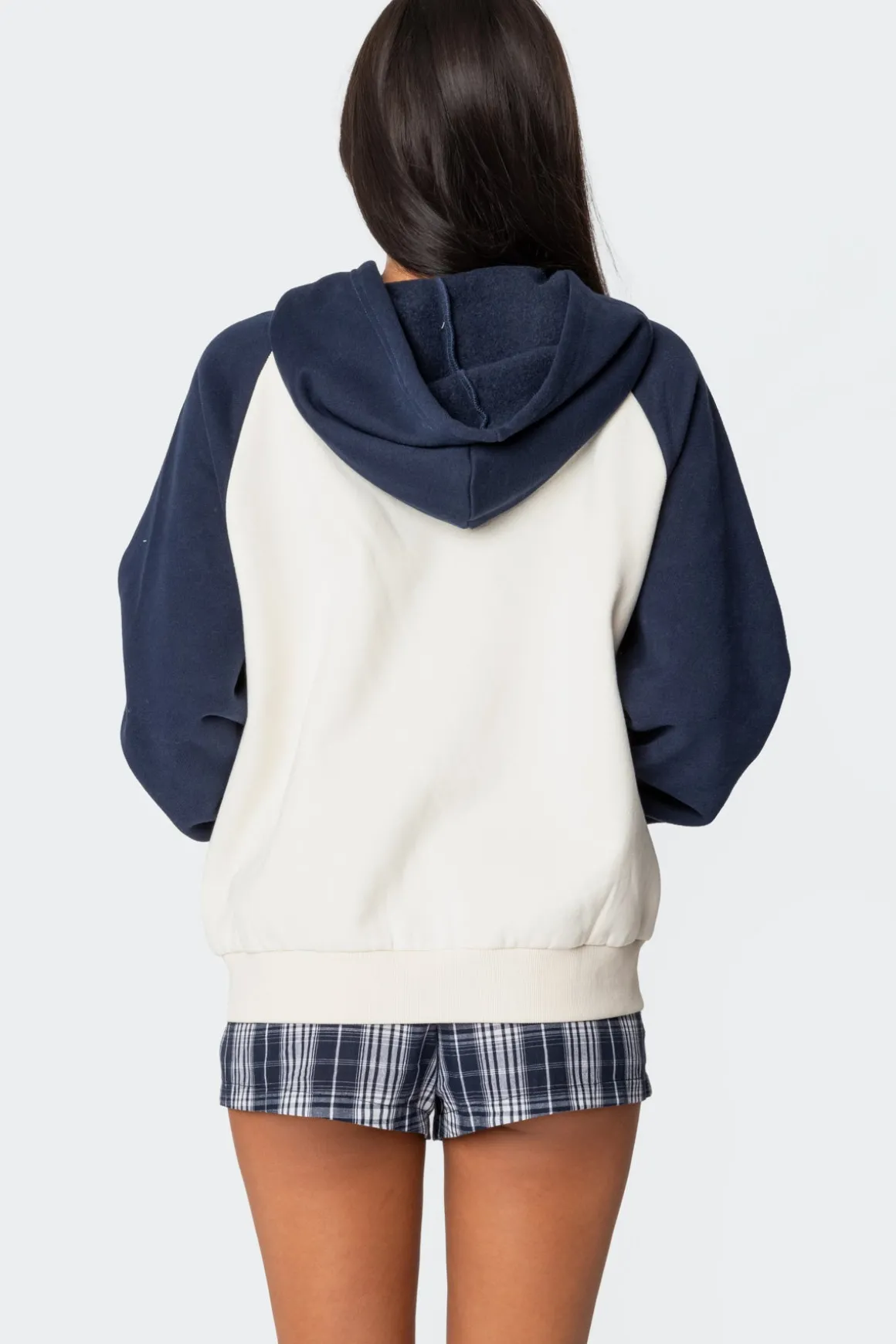 Raglan Bow Oversized Hoodie