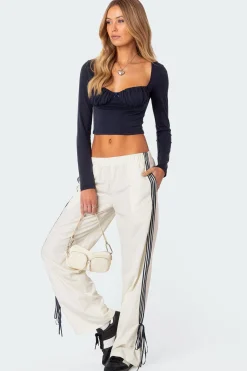Rain Cupped Long Sleeve Top