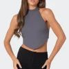 Raine Curved Halter Top