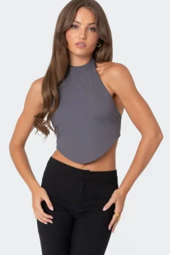 Raine Curved Halter Top