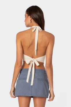 Raine Curved Halter Top