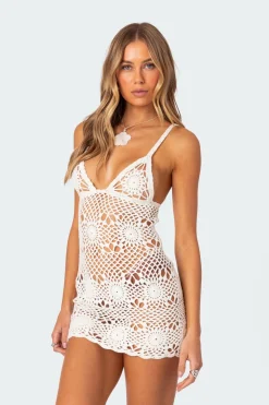 Raleigh Crochet Mini Dress