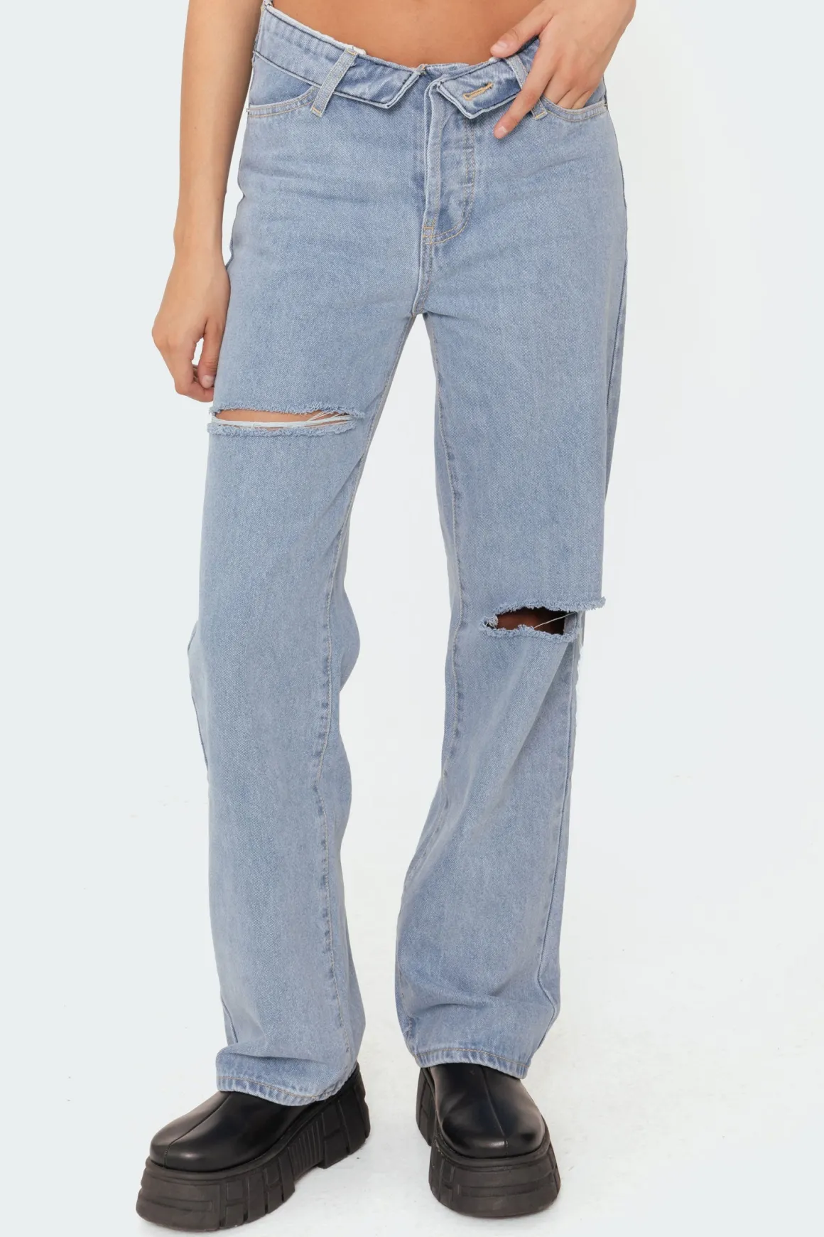 Raquel Folded Jeans