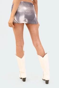 Rave Queen Low-Rise Mini Skirt