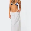 Rayla Linen Look Maxi Skirt