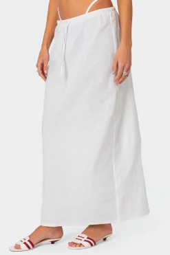 Rayla Linen Look Maxi Skirt