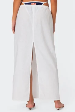 Rayla Linen Look Maxi Skirt