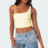 Reece Asymmetric Strap Crop Top