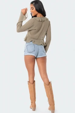 Reese Chiffon Ruffle Top