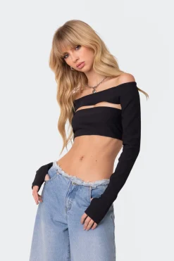 Reign Two Piece Ribbed Crop Top