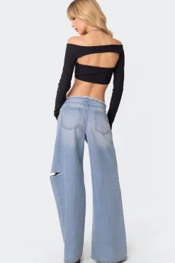 Reign Two Piece Ribbed Crop Top