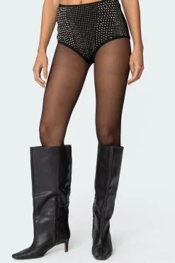 Rhinestone Micro Shorts