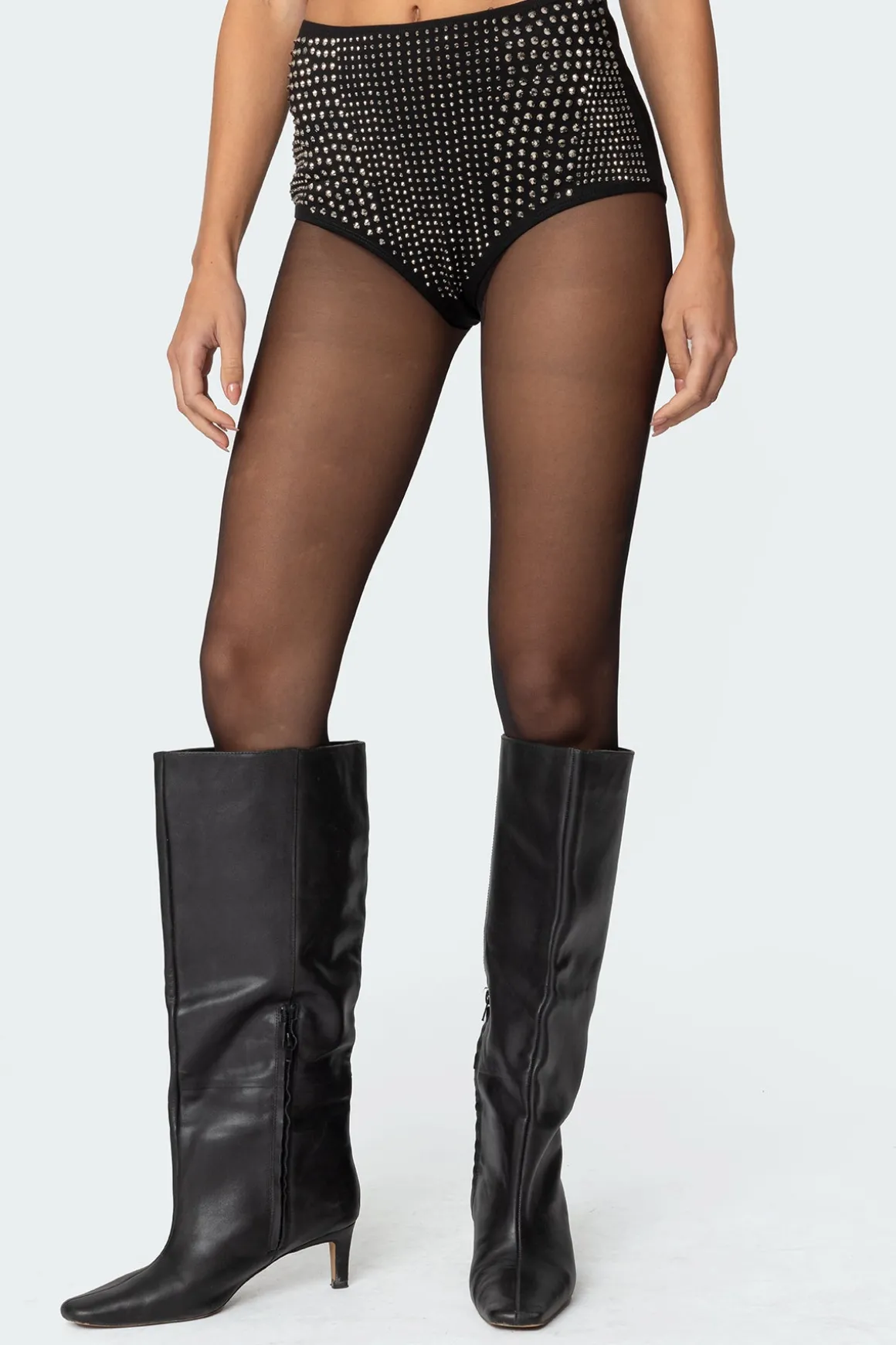 Rhinestone Micro Shorts