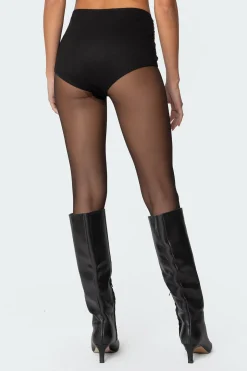 Rhinestone Micro Shorts