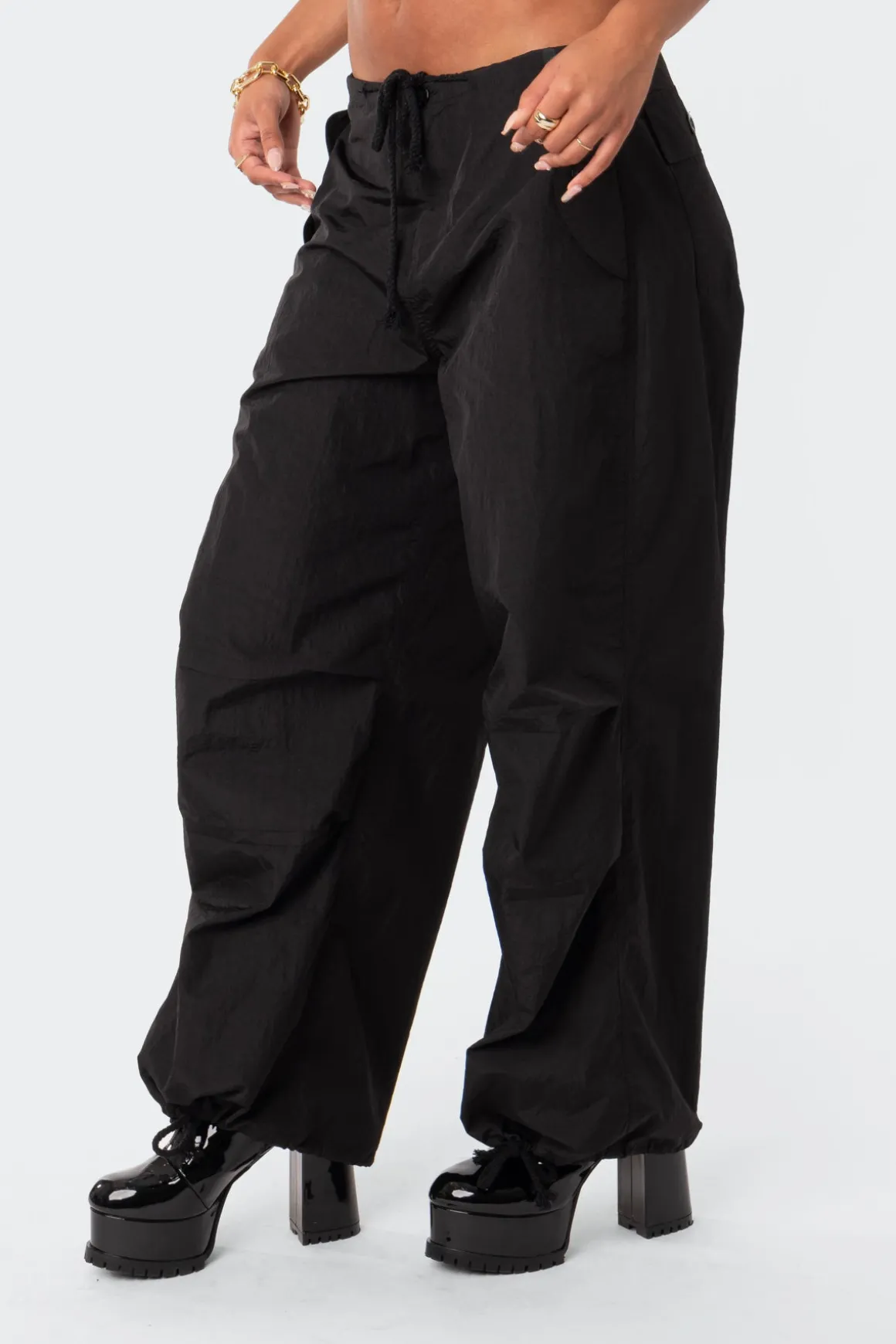 Rian Nylon Cargo Pants
