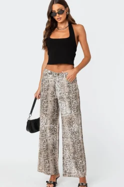 Ribbed Halter Top