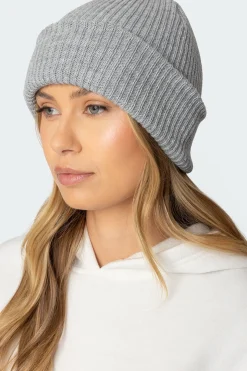 Ribbed Knit Beanie