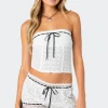 Ribbon Eyelet Corset