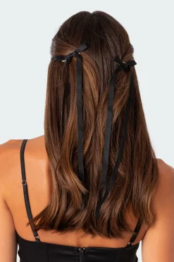 Ribbon Hair Clip Pack