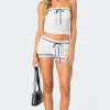 Ribbon Lacey Eyelet Shorts
