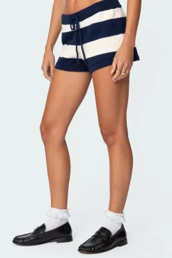 Riley Striped Knit Shorts