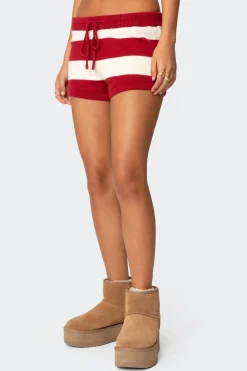 Riley Striped Knit Shorts