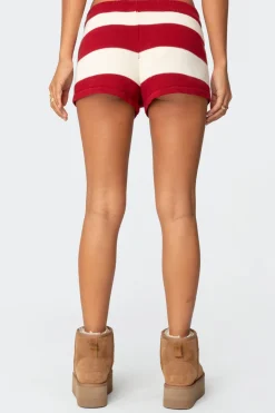 Riley Striped Knit Shorts