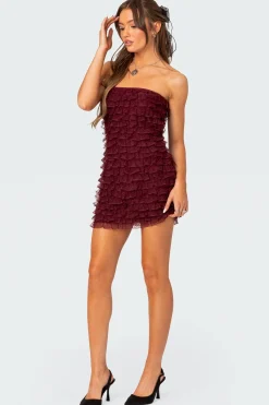 Rinna Ruffle Mini Dress