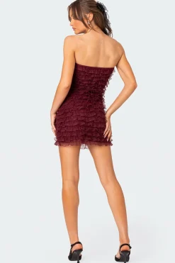 Rinna Ruffle Mini Dress